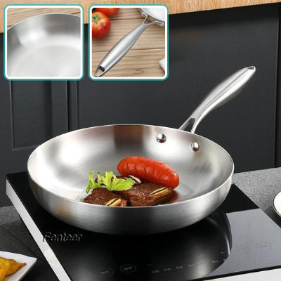 Poele inox | ChefSteel™ | Cuisine Saine Mina en Cuisine