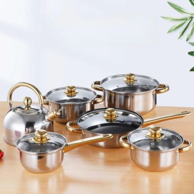 Batterie de Cuisine Inox | InoxMasterSet™ Mina En Cuisine