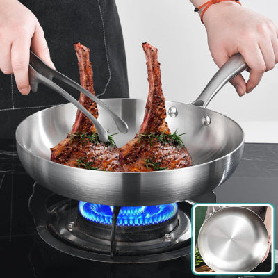 Poele inox | ChefSteel™ | Cuisine Saine Mina en Cuisine