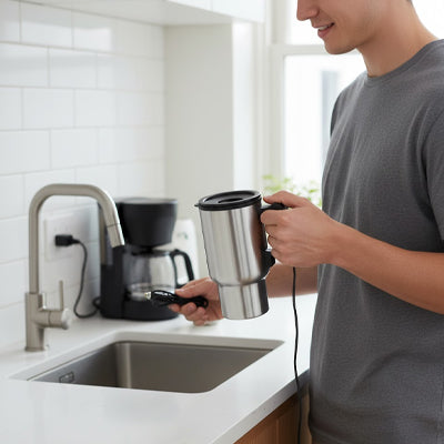 Bouilloire de voyage | RoadBoil™ | AutoCafé Mina en cuisine