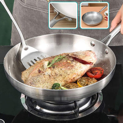Poele inox | ChefSteel™ | Cuisine Saine Mina en Cuisine
